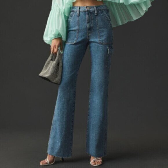 Hudson Faye Utility Bootcut Jeans - Picture 1 of 7